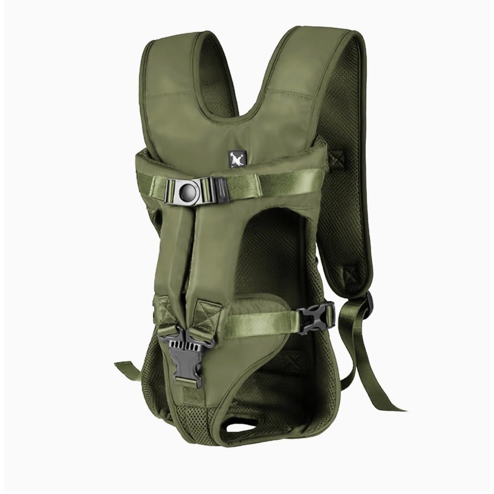 Olive Green Dog Carrier Backpack
